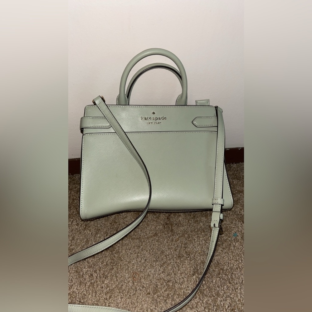Green Kate spade bag